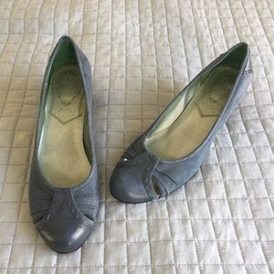 Blue suede shoes - size 8.5 medium